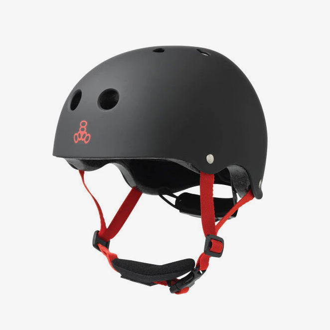 Triple 8 Lil 8 Certified Youth Helmet Black Rubber
