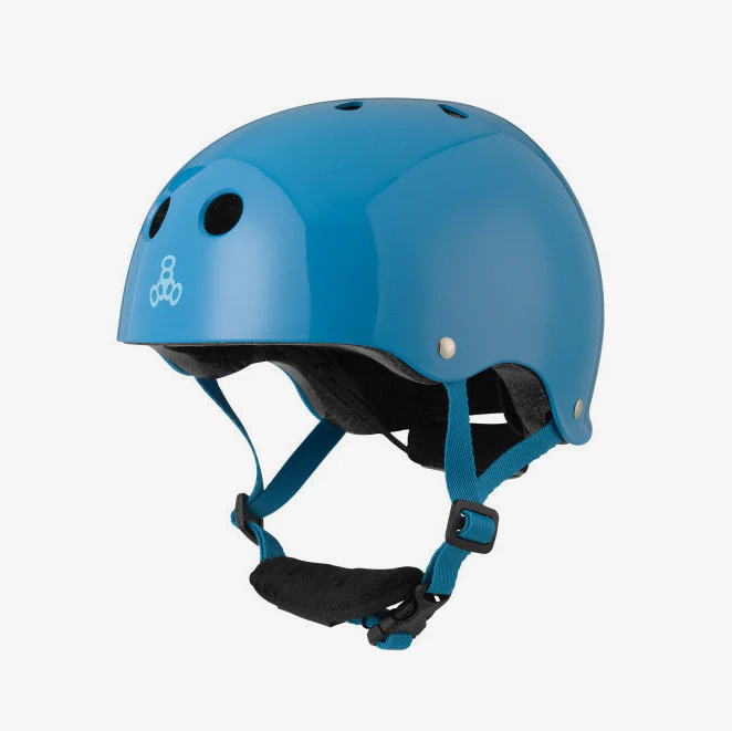 Triple 8 Lil 8 Certified Youth Helmet Blue Gloss