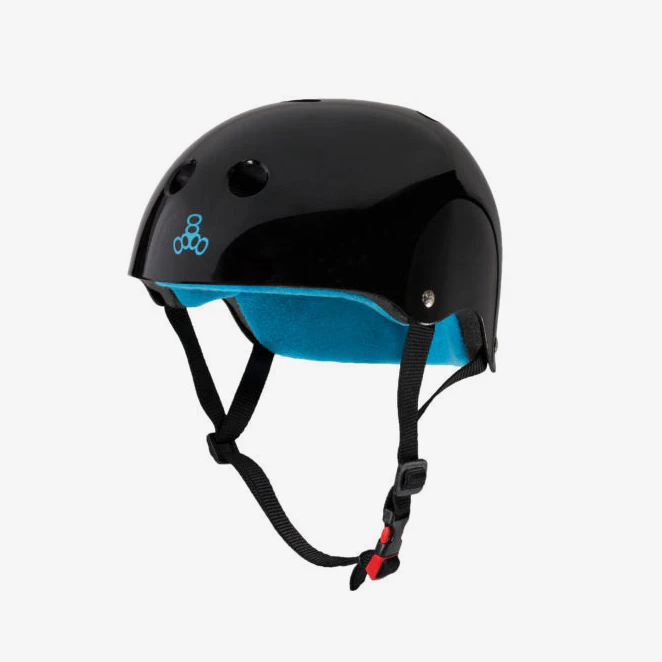 Triple 8 THE Certified Helmet SS Black Gloss